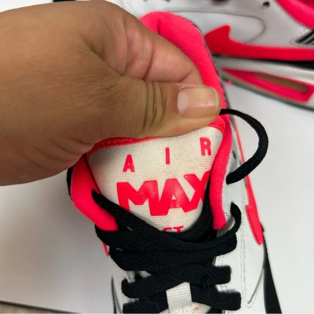 Nike Air Max ST GS Hyper pink white neon trainers size: 6Y (kids) - Picture 5 of 10